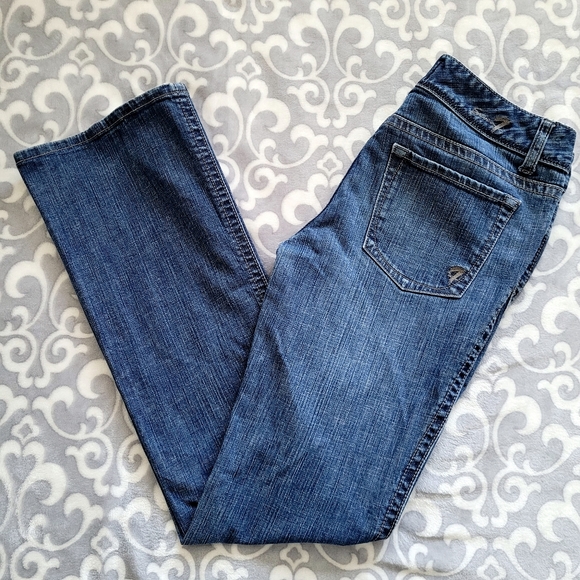 Seven7 Stretch Bootcut jeans, medium blue, mid-rise, Size 30 - Picture 4 of 11